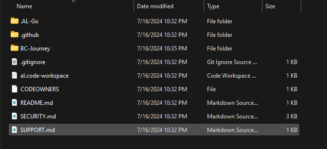 Al Code Folder Structure GitHub Continuous Integration with AL-Go โ Aardvark Labs