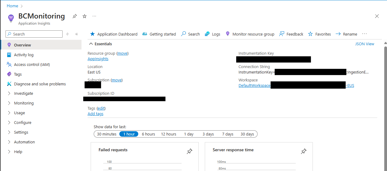 Monitor Business Central Performance with Application Insights ...
