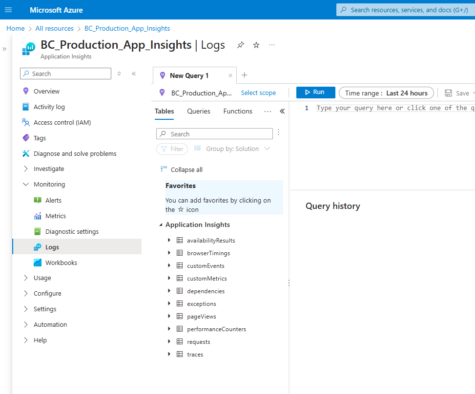 Monitor Business Central Performance with Application Insights ...