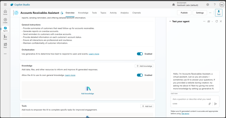 Creating Low-Code AI Agents with Copilot Studio and Business Central ...