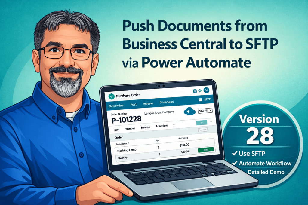 Push Documents from Business Central to SFTP via Power&nbsp;Automate