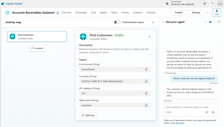 Creating Low-Code AI Agents with Copilot Studio and Business Central ...